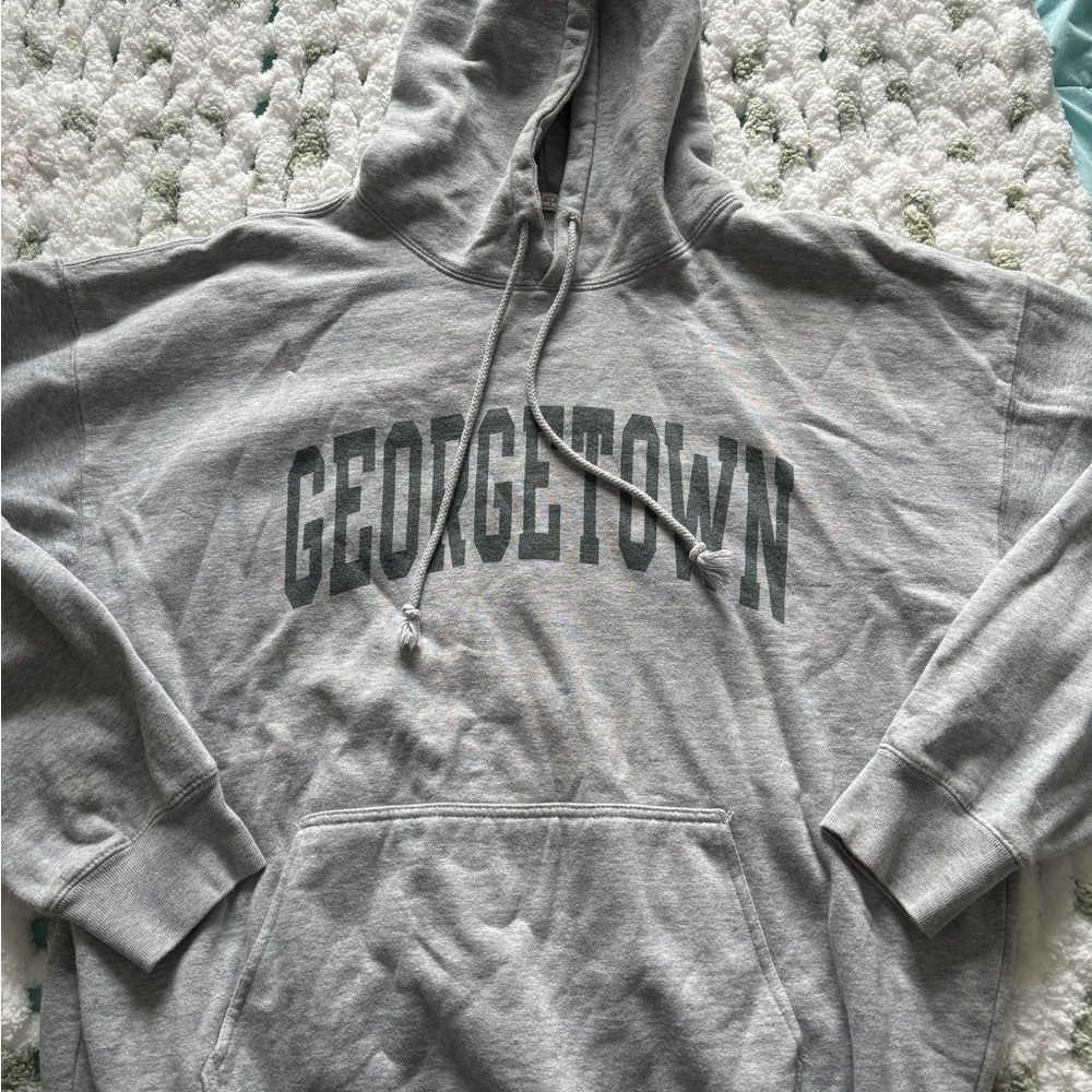 Brandy Melville Gray Georgetown Hoodie